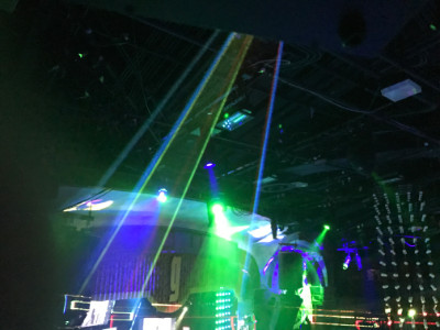 Multimedia laser performance