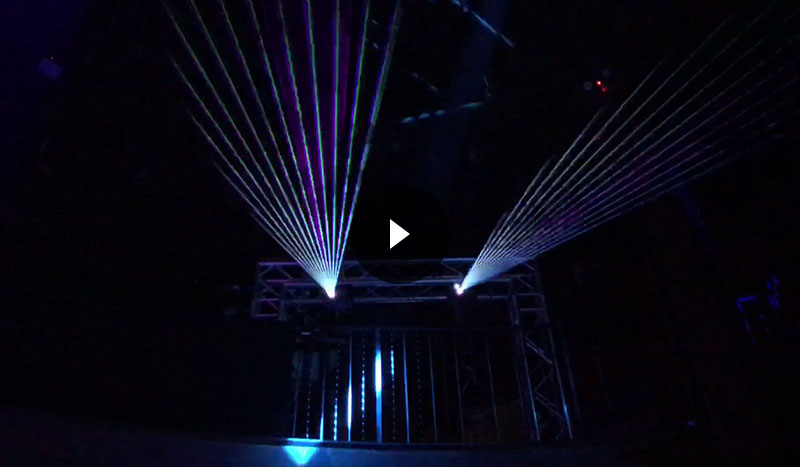 Multimedia laser show