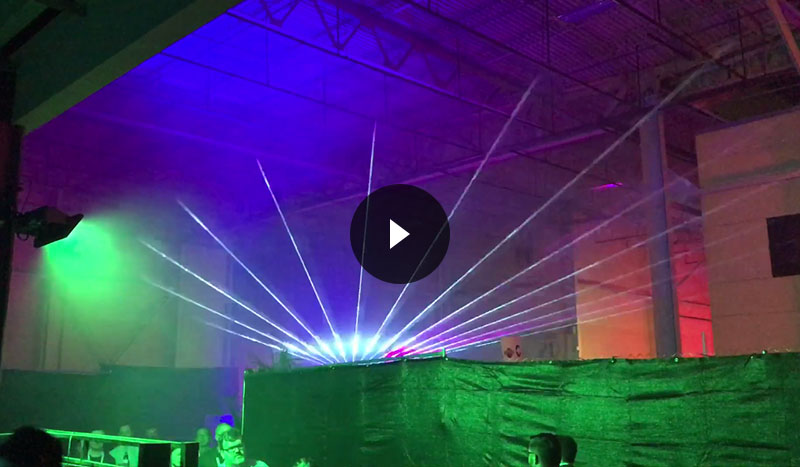 Multimedia laser performance