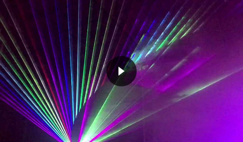 Multimedia laser show