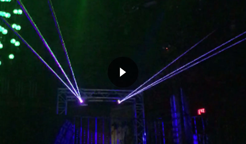 Multimedia laser show